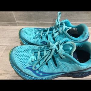 Saucony Women’s Freedom ISO 7.5 US Blue/Citron